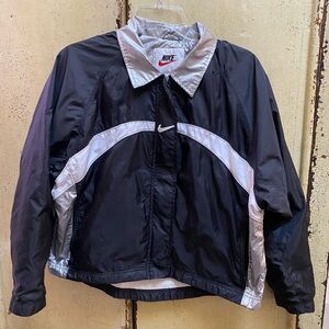 Nike Black and White Bomber Wind Jacket